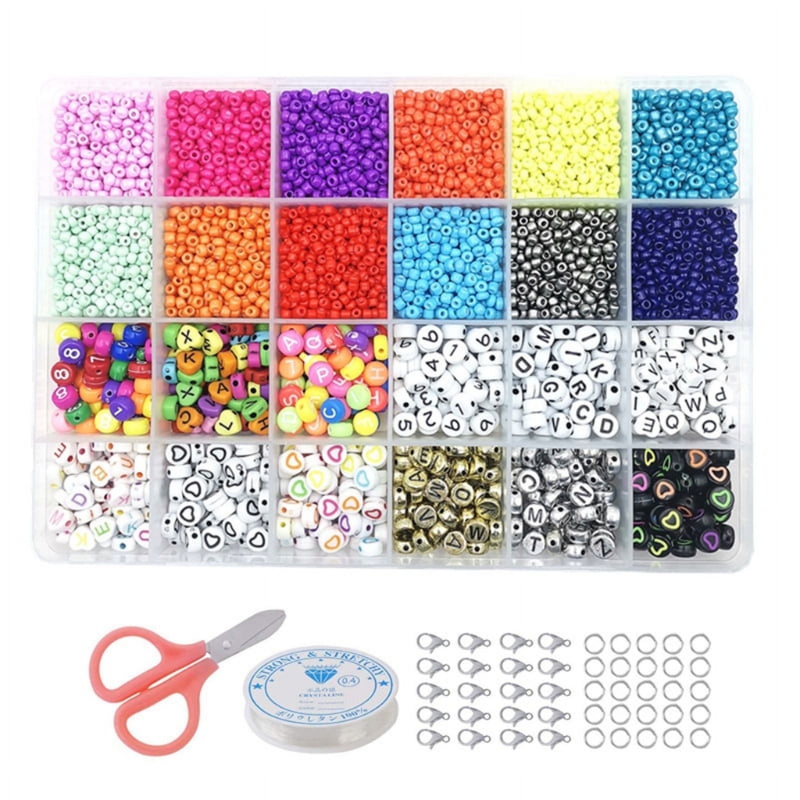 8,000pc DIY Fuse Bead Kit w Carrying Case - Bugs and Insects - 21 Colors,  12 Unique Templates, 4 Peg Boards, Tweezers, Ironing Paper - Works w Perler