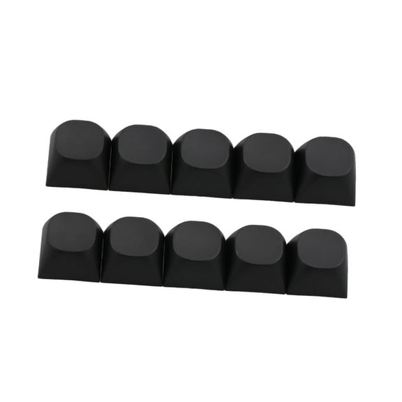 DIY Assembly/ Keycap /PBT / MA Profile Ball Shape /Backlit -Thick PBT Layout for All Mechanical Keyboard - Black, 0.71x0.49x0.55inch