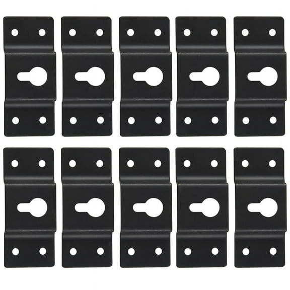 DIY Audio Sound Box Speaker Wall Mount Iron Hook Hanger Plate 10PCS