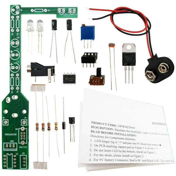 DIY Automatic Street Light Soldering Practice Kit