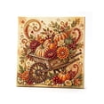 thumbnail image 1 of DIY Autumn Pearl Painting Kit, 8"x8" Fall Diamond Art Pumpkins Bead Crafts Home Decor for Adults, 3D Sparkling Sunflowers Animals Artwork with Frame Seasonal Wall Art Beginner DIY Party, 1 of 5