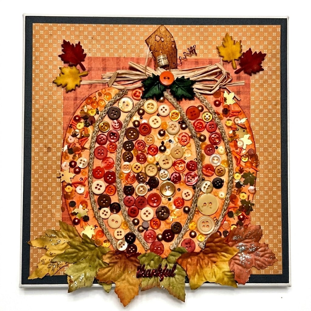 DIY Autumn Tree Button Art Kit for Adults & Kids BY Buttons Galore and ...