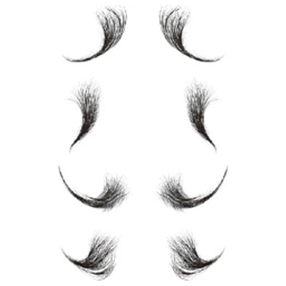 DIY Baby Hair Tattoo Stickers For Women, Hair Edge Styling, Waterproof Long-Lasting Hair Stickers, Salon Hair Care, Multicolor, Easy To Apply,Makeup Organizers