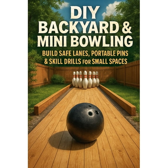 DIY Backyard & Mini Bowling: Build Safe Lanes, Portable Pins & Skill Drills for Small Spaces, (Paperback)
