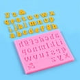 thumbnail image 1 of DIY Baking Alphanumeric Letters Numbers Chocolate Set for Cake Decorating, Food Grade Silicone Sugar Fondant for Birthday Wedding Party Desserts, Reusable Dishwasher Safe Baking Tool, 1 of 6