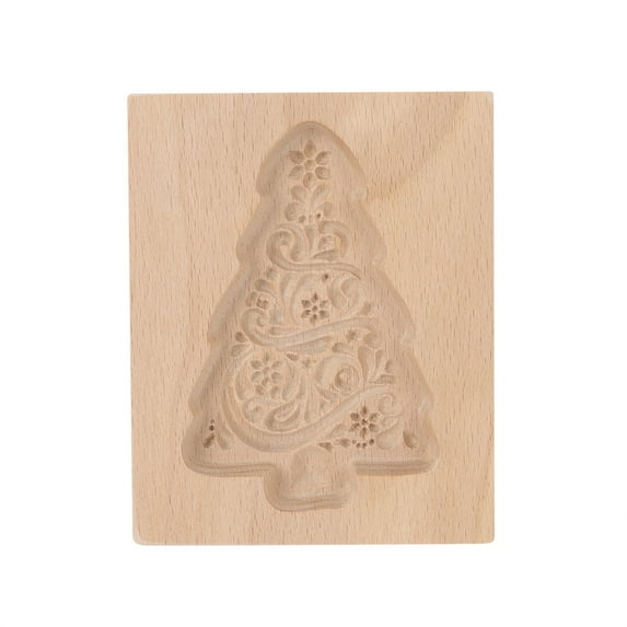 DIY Baking Moulds Wooden Cookie Embossing Craft Decorative Tools for Christmas Thanksgiving Kitchen Baking