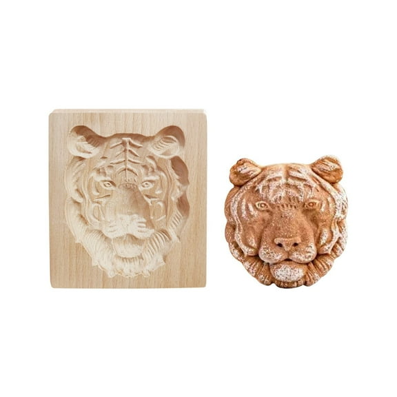 DIY Baking Moulds Wooden Cookie Embossing Tools for Christmas and Thanksgiving Decorative Kitchen Accessories