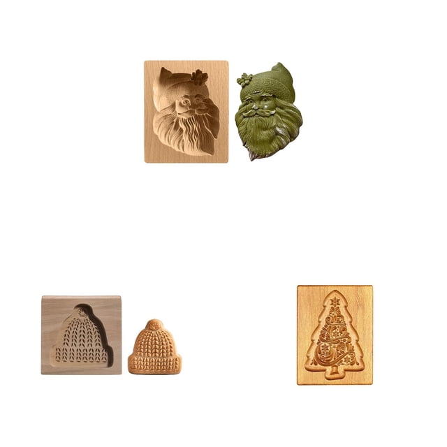 DIY Baking Moulds Wooden Cookie Cookie Moulds Toddler Food Pick