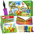 thumbnail image 1 of DIY Balloon Animal Kit for beginners. Twisting & Modeling balloon Kit 30 + Sculptures ,100 Balloons for balloon animals , Pump and Manual. Party Fun Activity/Gift for, Teens Boys and Girls, 1 of 6