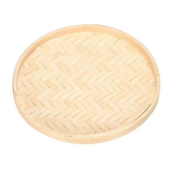 jojofuny DIY Bamboo Serving Tray Khaki Square For Home Decoration 1Pcs 8.7x8.7x0.6In