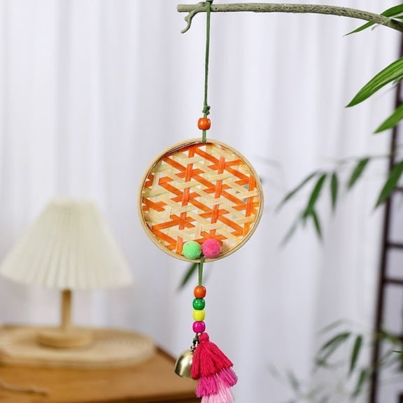 DIY Bamboo Wind Chime Craft Kit Handmade Decoration for Family Activity Team Building Classroom Art Project Outdoor Home Decor
