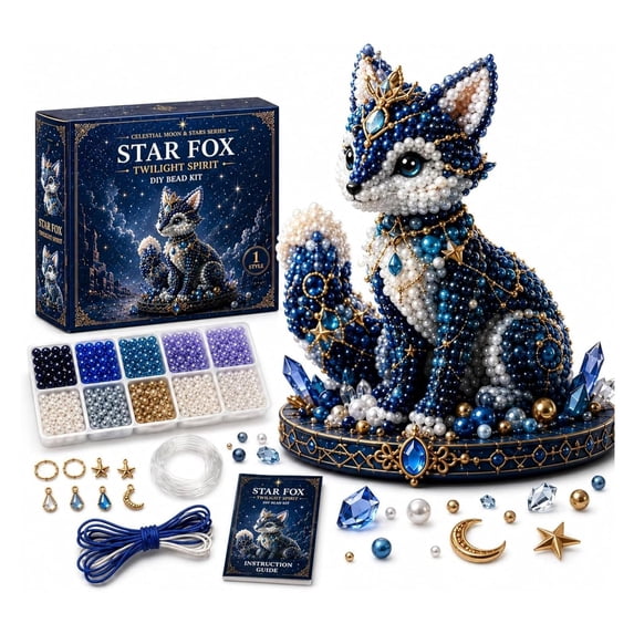 DIY Bead Kit Star Figurine Beaded Craft Set with Beads and Tools for ...
