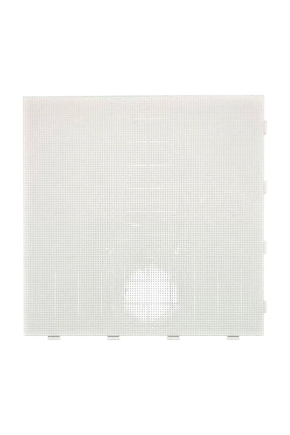 DIY Bead Peg Boards, Blue White Grid Bead Board for Art Craft Kids & Adult Beadworks, Educational Motor Skills Activity Pegboard for Fuse Beads Patterns Keychain Making,14x14cm,1pc