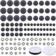 thumbnail image 1 of DIY Bead Stretch Bracelets Making Kits Including Natural Lava Rock Round Beads Tibetan Style Alloy Spacer Beads and Elastic Crystal Thread Beads: 780pcs/set Thread: 0.8mm about 10m/roll 2rolls/set, 1 of 7