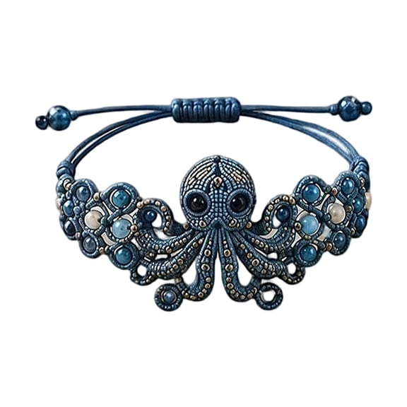 DIY Beaded Bracelet Making Kit - Animal Beaded Bracelet Craft Kit, Creative Craft Set for Beginners, Unique Handmade Octopus