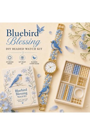 DIY Beaded Charm Watch Kit Collection,Create Your Own Personalized Charm Watch with Colorful Beads and Charms,Wearable Craft Kit for Relaxing Handmade Activity,Thoughtful Gift for Craft Lovers