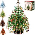 thumbnail image 1 of DIY Beaded Christmas Tree Kit, 3D Bead Pearl Art Craft Set with Colorful Beads and Sparkling Decor, Tabletop Holiday Decoration (Christmas), 1 of 7