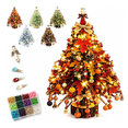 thumbnail image 1 of DIY Beaded Christmas Tree Kit, 3D Crystal Bead Adult Holiday Craft Set, Wire Beaded Tabletop Tree, Compact Seasonal DIY Decor Craft Project, 1 of 9