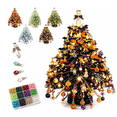 thumbnail image 1 of DIY Beaded Christmas Tree Kit, 3D Crystal Bead Adult Holiday Craft Set, Wire Beaded Tabletop Tree, Compact Seasonal DIY Decor Craft Project, 1 of 9