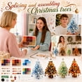 thumbnail image 1 of DIY Beaded Christmas Tree Kit, 3D Crystal Bead Holiday Craft Set for Adults Colorful Beads and Wire, 3D Tabletop Tree Design, DIY Steps, Creative Christmas Project, 1 of 6