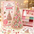 thumbnail image 1 of DIY Beaded Christmas Tree Kit, DIY Candy Wonderland Set with Beads and Pins, Handmade Holiday Decor for Adults and Crafters, 1 of 7