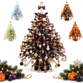 thumbnail image 1 of DIY Beaded Christmas Tree Kit, Handmade Christmas Tree Holiday Decoration,Style B, 1 of 9