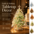 thumbnail image 1 of DIY Beaded Christmas Tree Kit, Make Your Own Sparkling Warm Light Tabletop Decoration, Handmade Holiday Beading Craft Set for Indoor Home Display & Creative Gift, 1 of 6