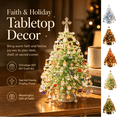 thumbnail image 1 of DIY Beaded Christmas Tree Kit, Make Your Own Sparkling Warm Light Tabletop Decoration, Handmade Holiday Beading Craft Set for Indoor Home Display & Creative Gift, 1 of 8