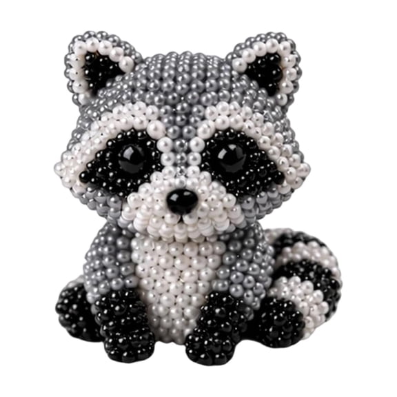 DIY Beading Kit for Jewelry Making - Cute Animal Bead Set for Adults Teens, Colorful Pony Beads with Instructions, Handmade Craft Kit for Relaxation, Gift for Craft Lovers