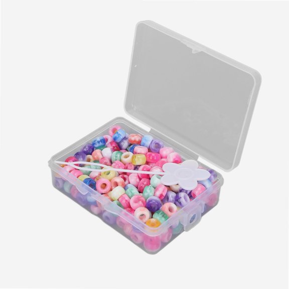 DIY Beads Kit, Beads,Beads Kit Candy Color DIY Jewelry Making Beads Hair Beads for Bracelet Necklace Crafts Making