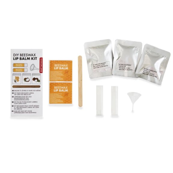 Kikkerland DIY Beeswax Lip Balm Kit