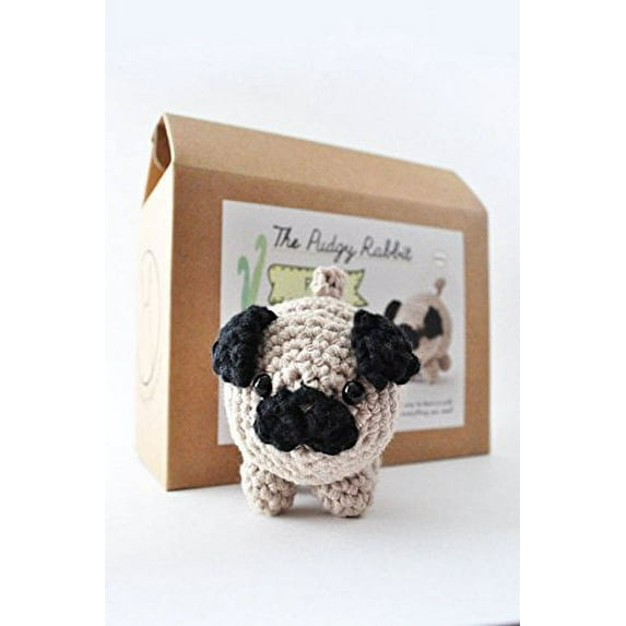 DIY Beginner Crochet Kit (Pug)