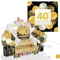 thumbnail image 1 of DIY Birthday 3D Greeting Card, Creative Parent-Child Handmade 3D Card with Music & LED Lights,DIY Age Birthday Gifts for Mom, Women, Men, Kids, Dad, Father, Wife, 1 of 7