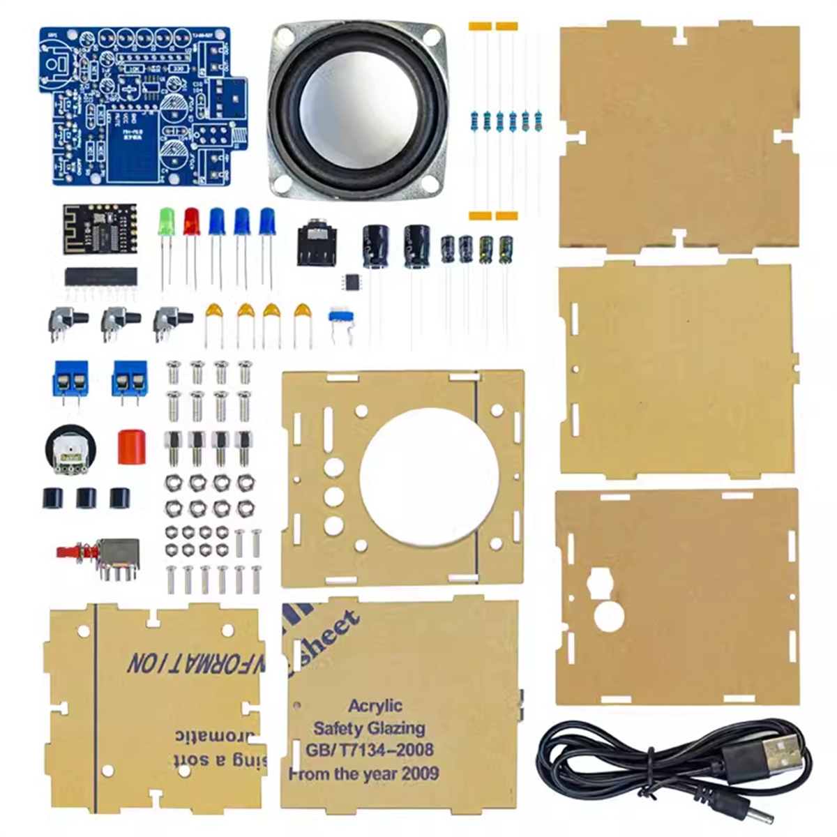 DIY Bluetooth Speaker Kit Electronic Kit Component Mini Amplifier