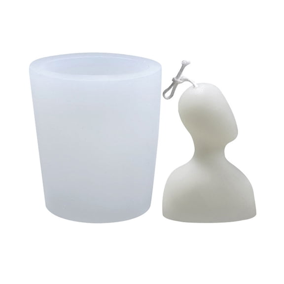 DIY Body Shape Candle Mold Unique Human Candle Making Mould 3D Decoration Mould Chocolate Cake Mould