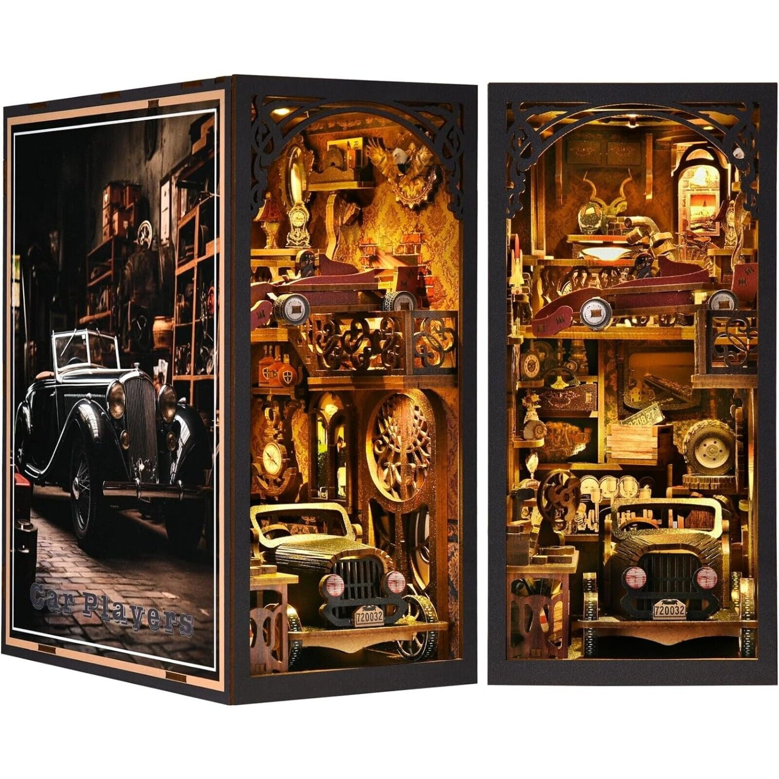 DIY Book Nook Kit for Adults Build Your Own 3D Wooden Puzzle Dollhouse Miniature House Kit