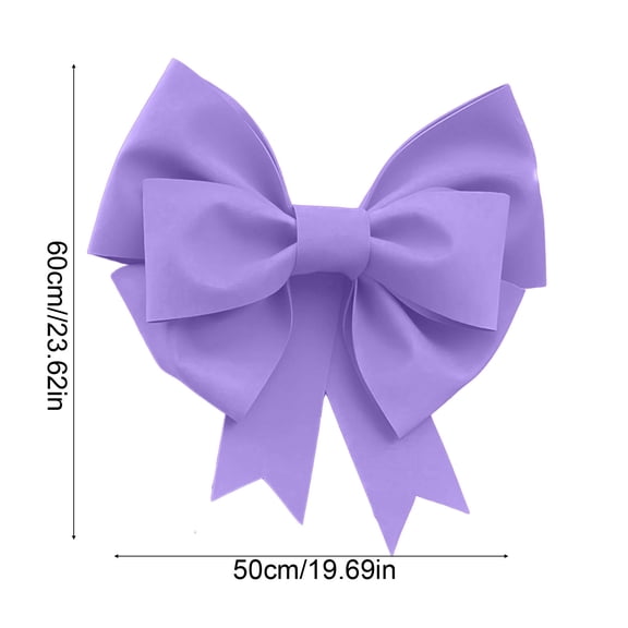DIY Bowknot Decoration Kit – EVA Material, Easy Assembly, Multi-Scene Christmas Party Props, Reusable Pendant Craft for Home Decor