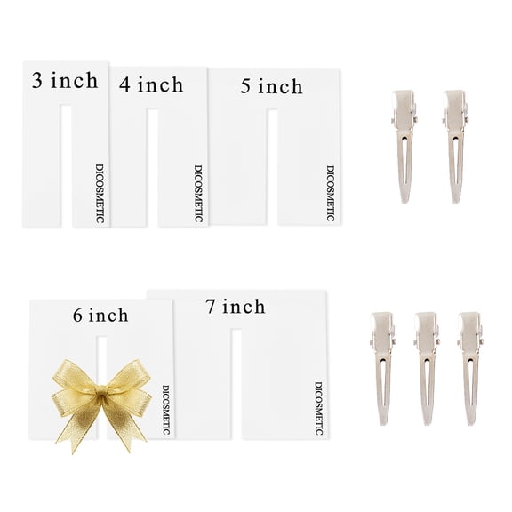 DIY Bowknot Hair Clip Making Finding Kit Including Acrylic Ribbon Bowknot Maker Board Stainless Steel Hair Clip Findings for DIY