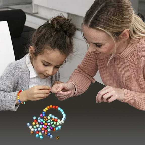 DIY Bracelet Making Kit Arts and Crafts Bead Set for Jewelry Design Activity for Everyone