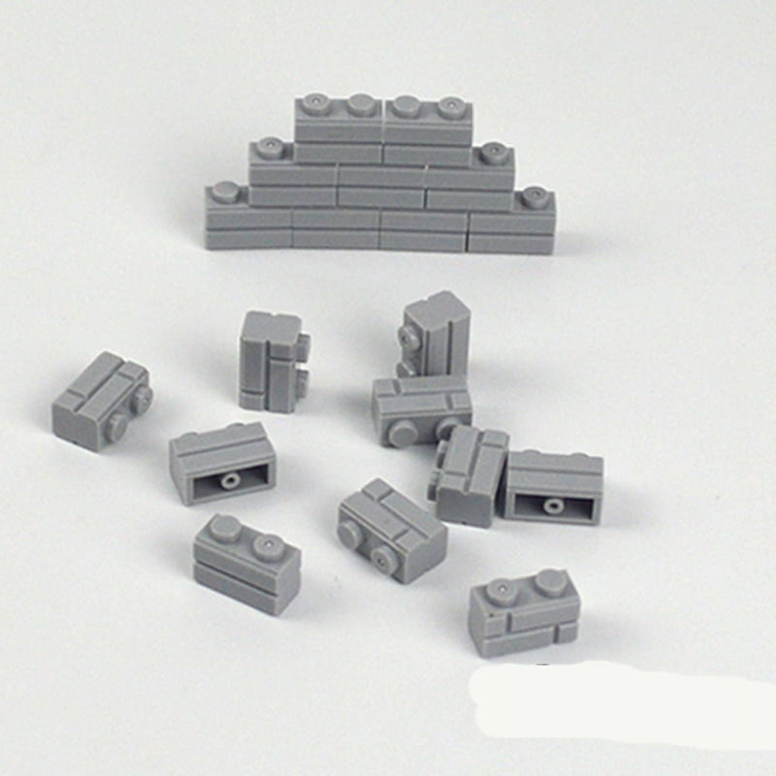 DIY Building Blocks Thick Wall Bricks 1x2 1x3 1x4 Dots Bulk Accessories ...