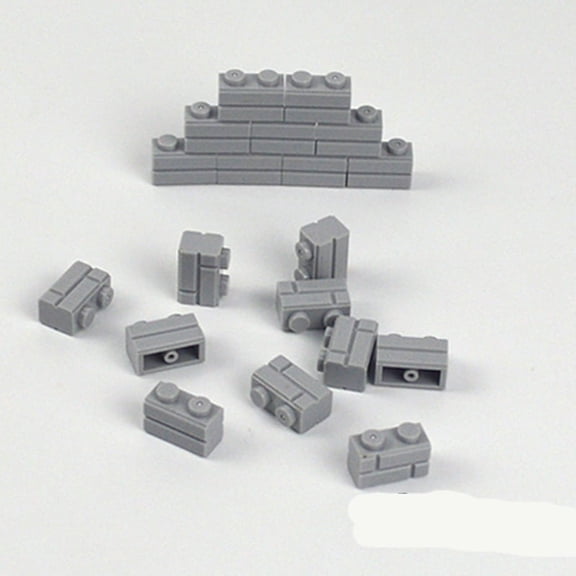 DIY Building Blocks Thick Wall Bricks 1x2 1x3 1x4 Dots Bulk Accessories DIY Building Blocks Compatible Small Particles Educational Toy for Kids