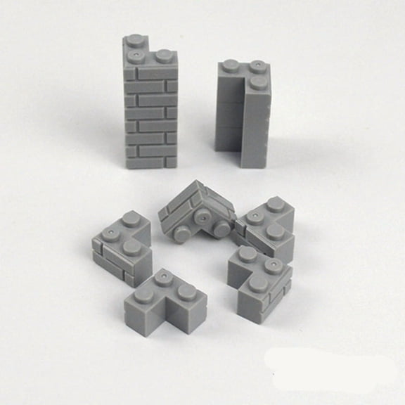 DIY Building Blocks Thick Wall Bricks 1x2 1x3 1x4 Dots Bulk Accessories DIY Building Blocks Compatible Small Particles Educational Toy for Kids