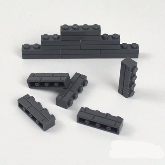DIY Building Blocks Thick Wall Bricks 1x2 1x3 1x4 Dots Bulk Accessories DIY Building Blocks Compatible Small Particles Educational Toy for Kids