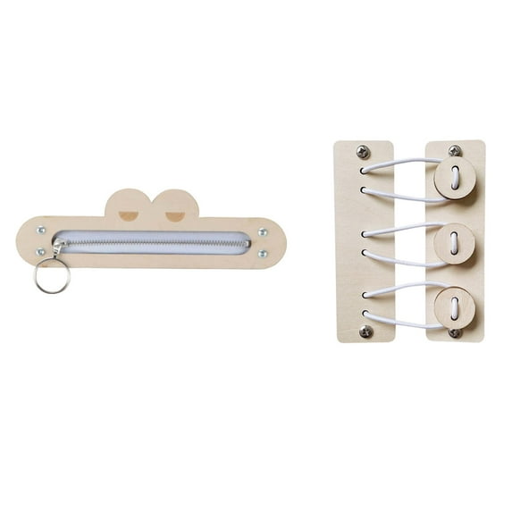 DIY Busy Board Accessories Wooden Sensory Toy Sensory Board Parts for Toddlers Children+Wooden Busy Board Games Fine Motor Skills Learning Puzzles for