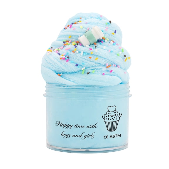 DIY Butter Slime Kit, Fluffy Cloud Slime, Non Toxic Stretchy Sensory Play, Super Soft Stress Relief Craft Activity, Butter Smooth Texture