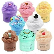 DIY Butter Slimes Fruit Kit Soft Stretchy and Non sticky Cloud Slime Making Set Scented Toy Party Favors for Kids Gift 70ML