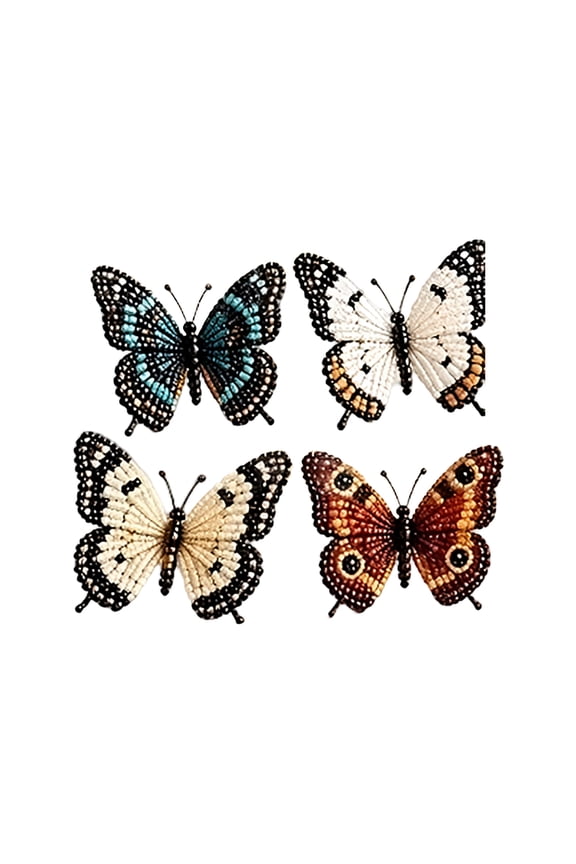 DIY Butterfly Bead Craft Kit – Assorted Acrylic Charms & Jewelry Making Supplies – Creative Art & Craft Set for Necklaces, Bracelets, Keychains & Handmade Gifts – Fun Activity for Kids & Adults