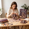 thumbnail image 1 of DIY Butterfly Soul Patchwork Doll Sewing Kit, Sugar Skull Fairy Fabric Doll Making Supplies, Complete Embroidery Craft Set for Adults Beginners, Day of The Dead Handmade Decor Gift 20cm, 1 of 4