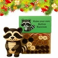 thumbnail image 1 of DIY Button Animal Craft Kit, Animal Theme Fun Christmas Button Christmas Tree Ornament Kit with Turtle, Owl, Rabbit, Christmass Tree Hanging Decorations, DIY Ornaments Kits, 1 of 2
