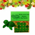 thumbnail image 1 of DIY Button Animal Craft Kit, Animal Theme Fun Christmas Button Christmas Tree Ornament Kit with Turtle, Owl, Rabbit, Christmass Tree Hanging Decorations, DIY Ornaments Kits, 1 of 2